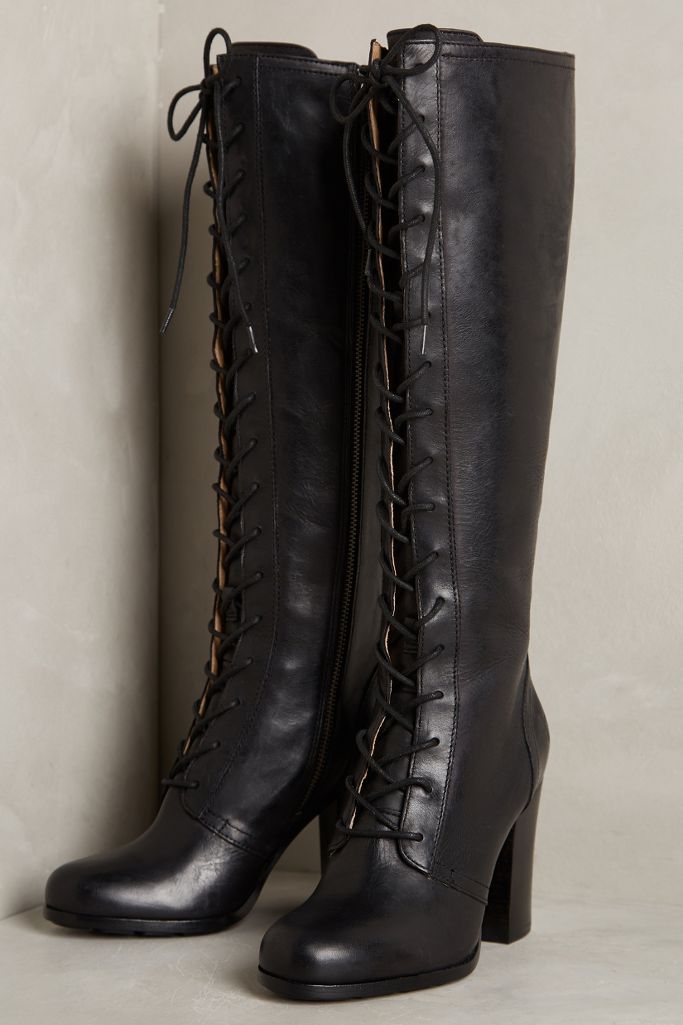 Frye Parker Tall Lace Up Boots Anthropologie