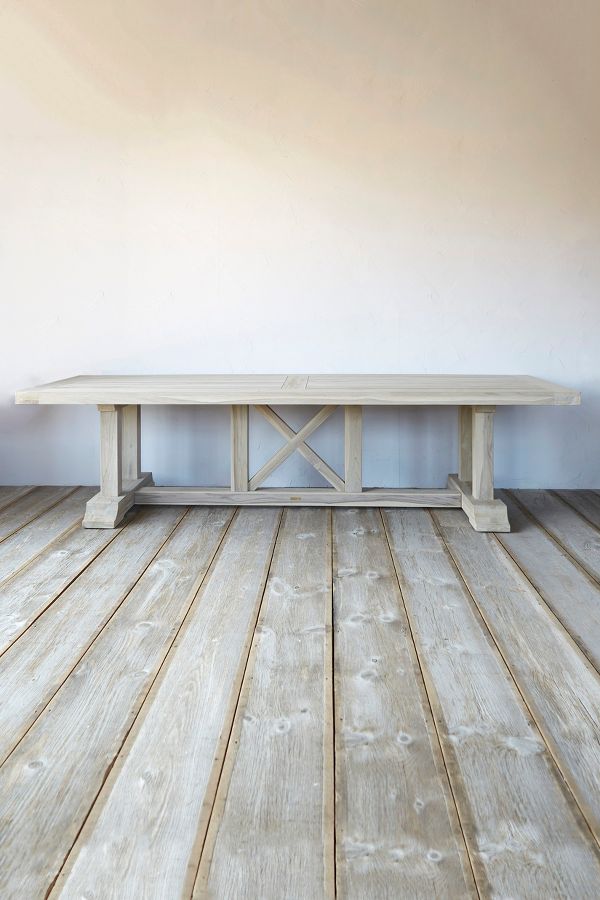 Slide View: 4: Country Teak Dining Table