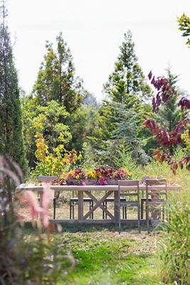 Country Teak Dining Table