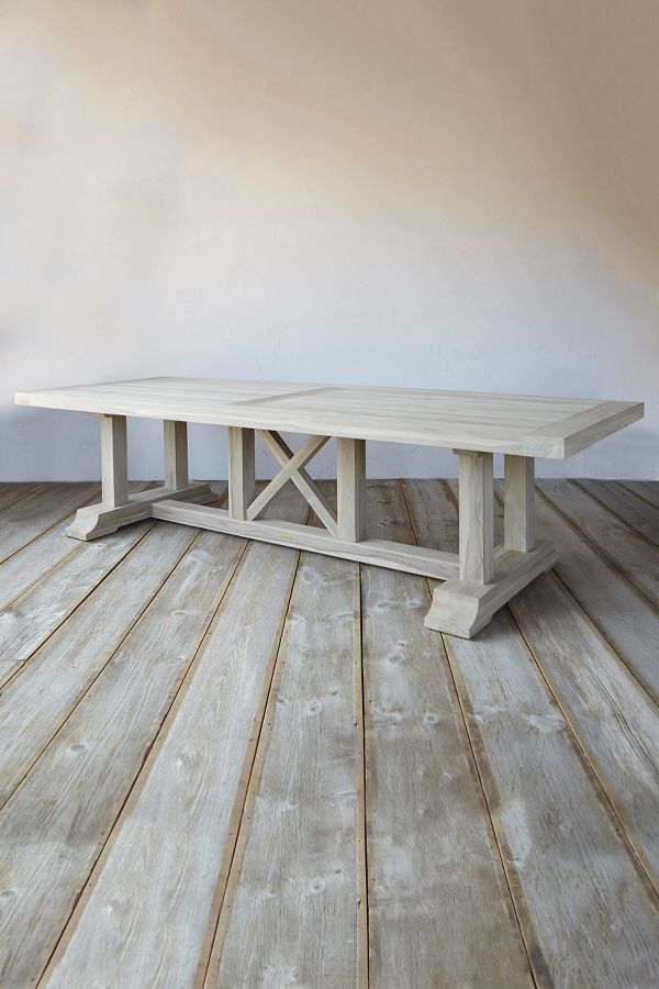 Slide View: 2: Country Teak Dining Table