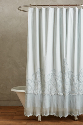 lace shower curtains