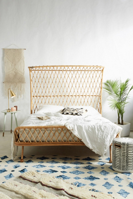 rattan kids bed