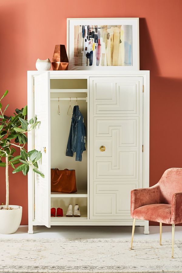 Lacquered Carre Armoire Anthropologie