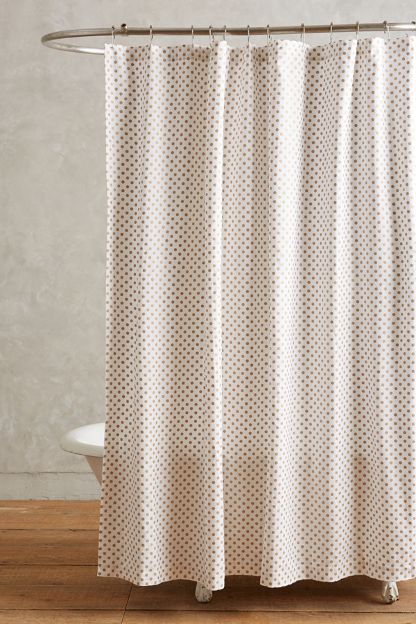Metallic Pixel Shower Curtain | Anthropologie