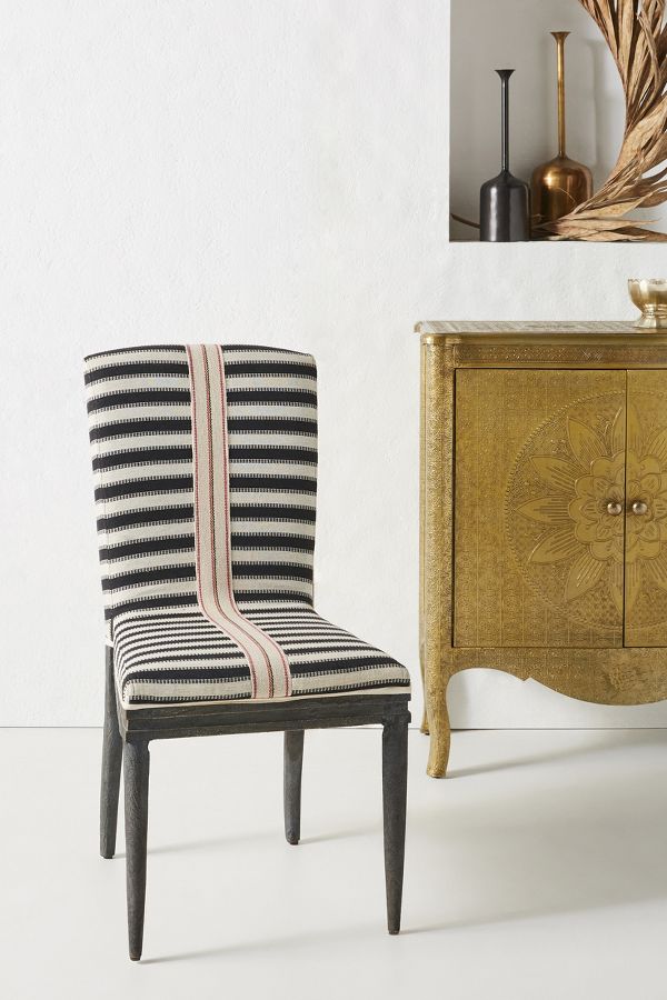 Grassland Stripe Dining Chair Anthropologie