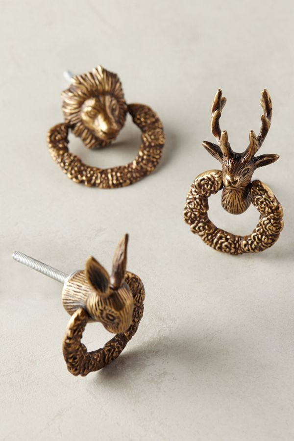 Fabled Fauna Knob Anthropologie Uk