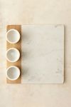 Thumbnail View 1: Marble + Wood Dip Trio Tray