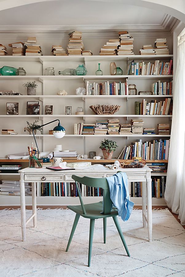 Slide View: 5: Washed Wood Desk