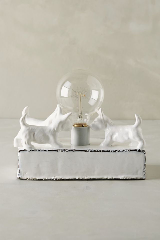 Ceramic Dog Lamp Base Anthropologie