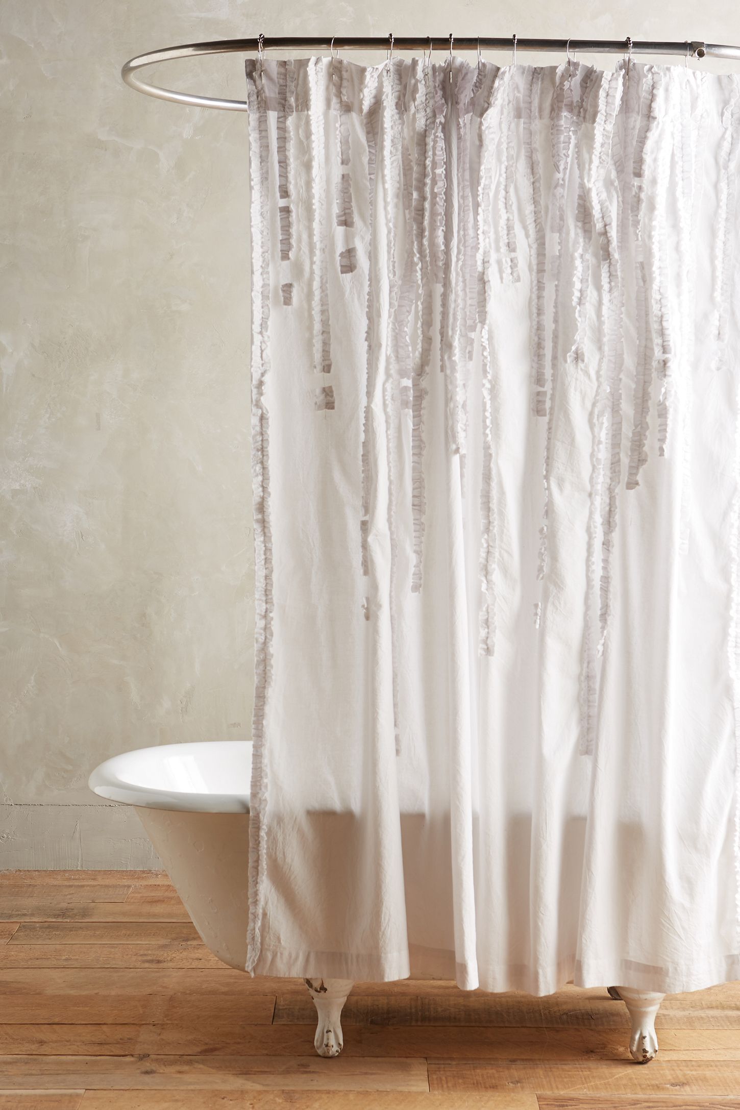 Draped Wisteria Shower Curtain Anthropologie