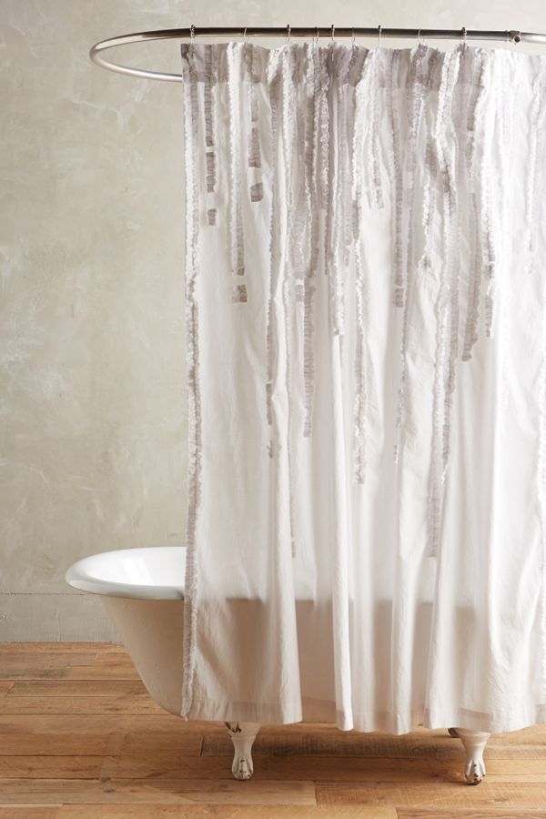 Draped Wisteria Shower Curtain Anthropologie