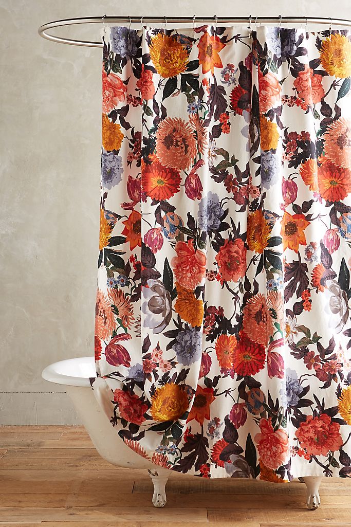 floral shower curtain target