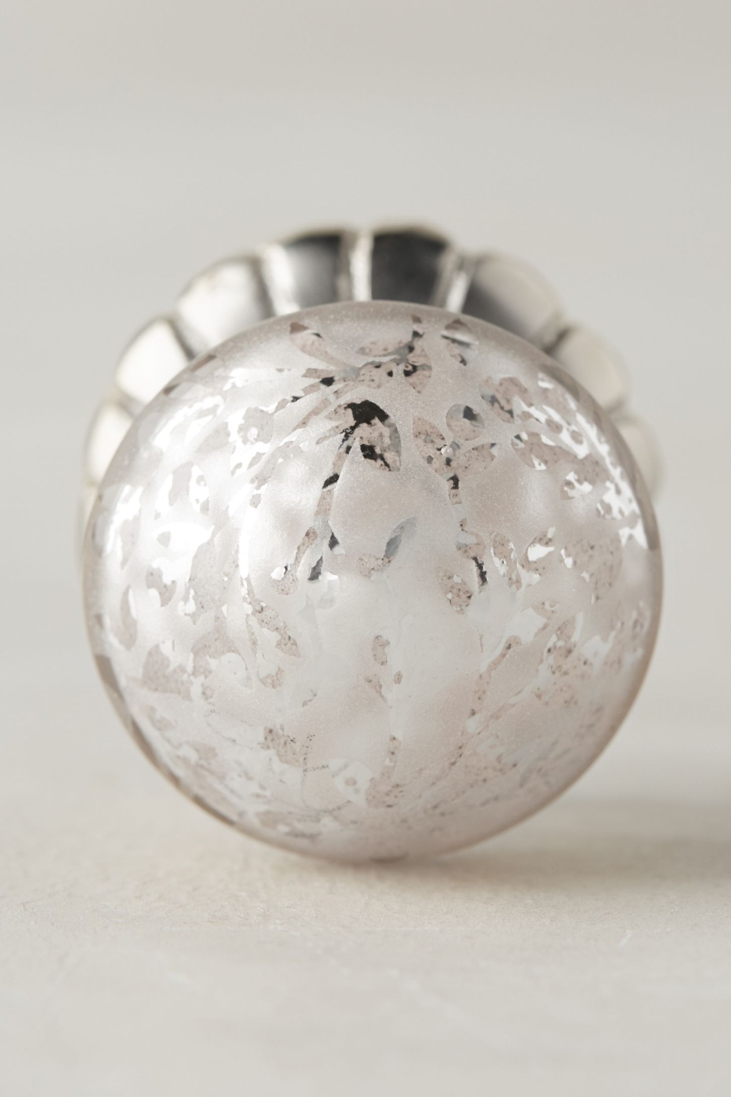 Mounted Mercury Glass Knob Anthropologie