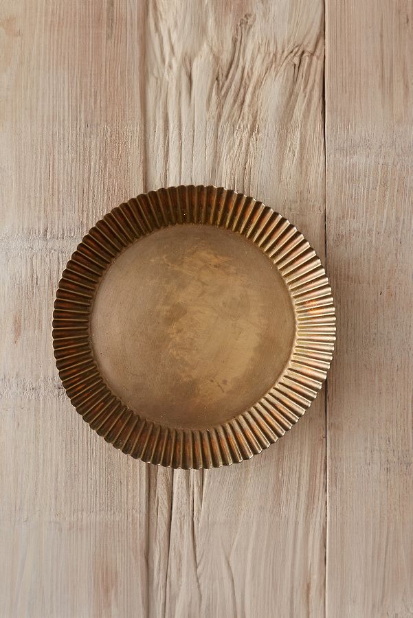 Slide View: 4: Habit & Form Tart Plant Tray, Brass