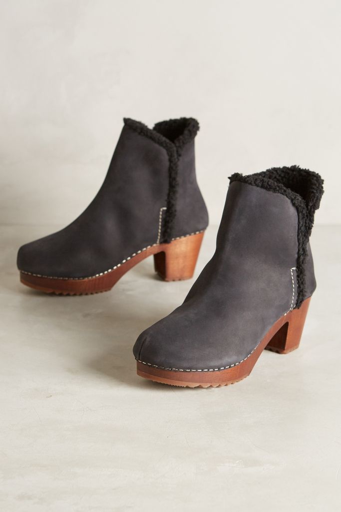 Miss Albright Milo Clog Booties | Anthropologie