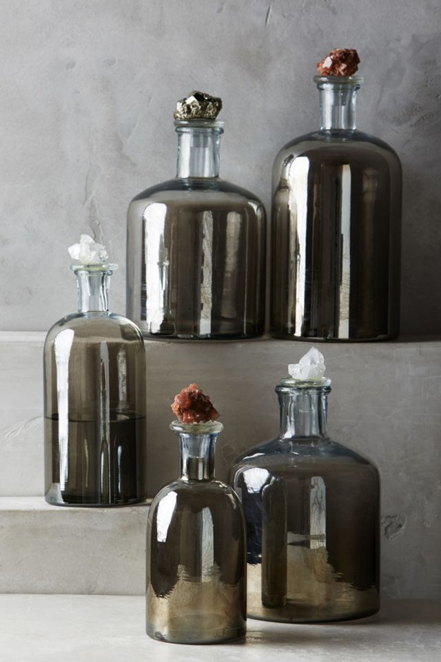 Geode Stopper Decanter Set Anthropologie