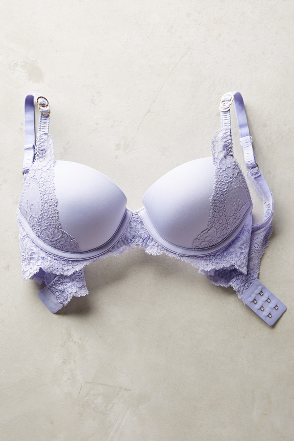 Stella McCartney Lavender Lace Bra Anthropologie