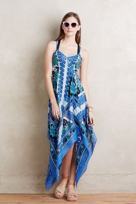 anthropologie scarf dress