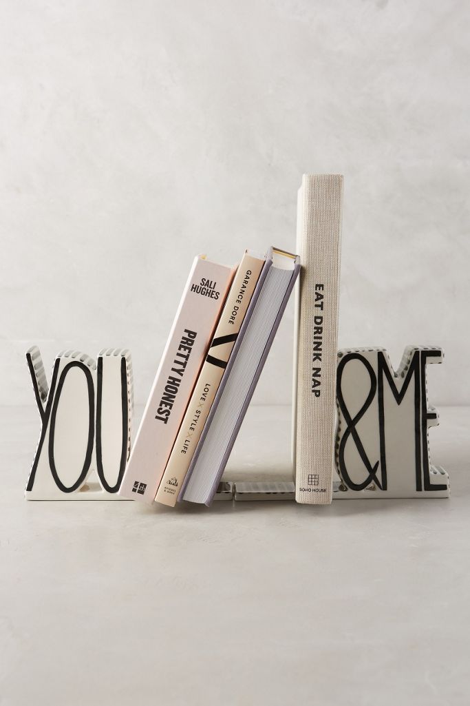 You & Me Bookends Anthropologie
