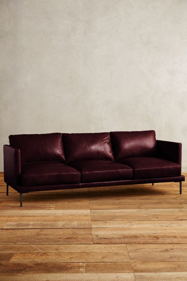 Leather Linde Sofa Anthropologie