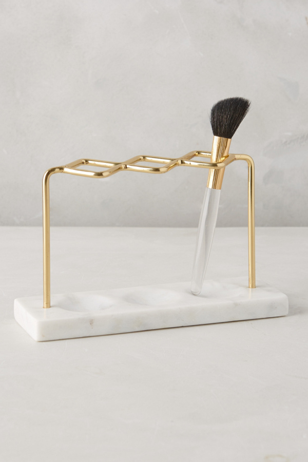 Marble Brush Holder Anthropologie UK