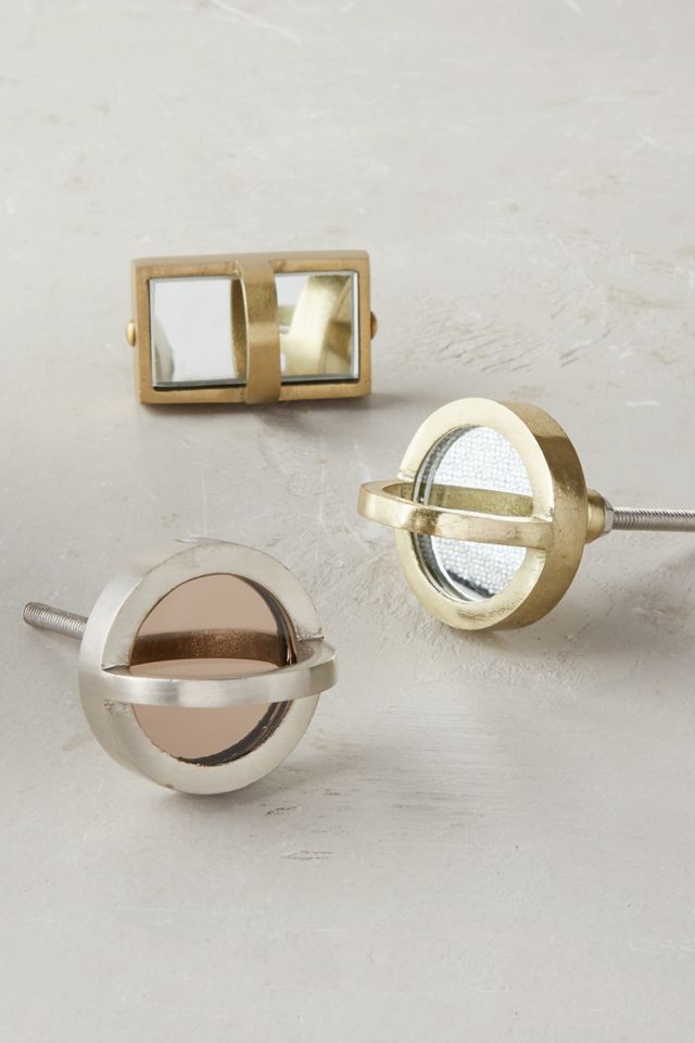 Mirrored Metallic Knob Anthropologie