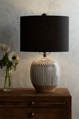 Uteki Painted Table Lamp | Anthropologie