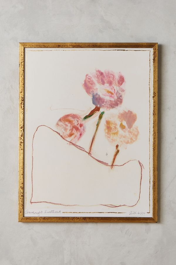 Goodnight Sweetheart Wall Art Anthropologie