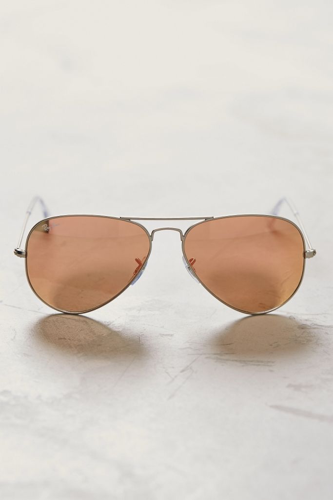 RayBan Flash Aviator Sunglasses Anthropologie
