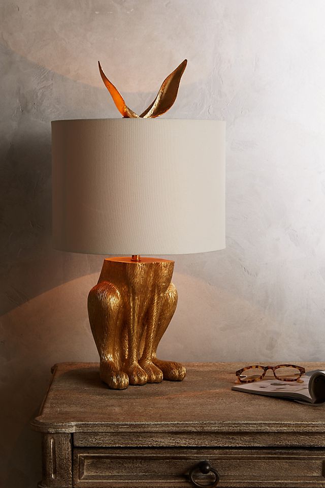 anthropologie.com | Gilded Hare Table Lamp