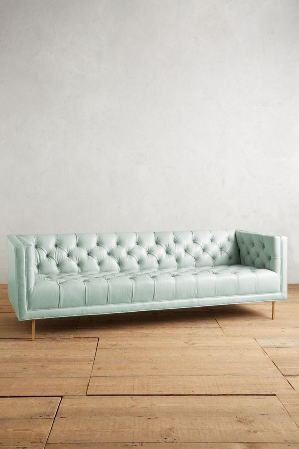 Premium Leather Mina Sofa Anthropologie