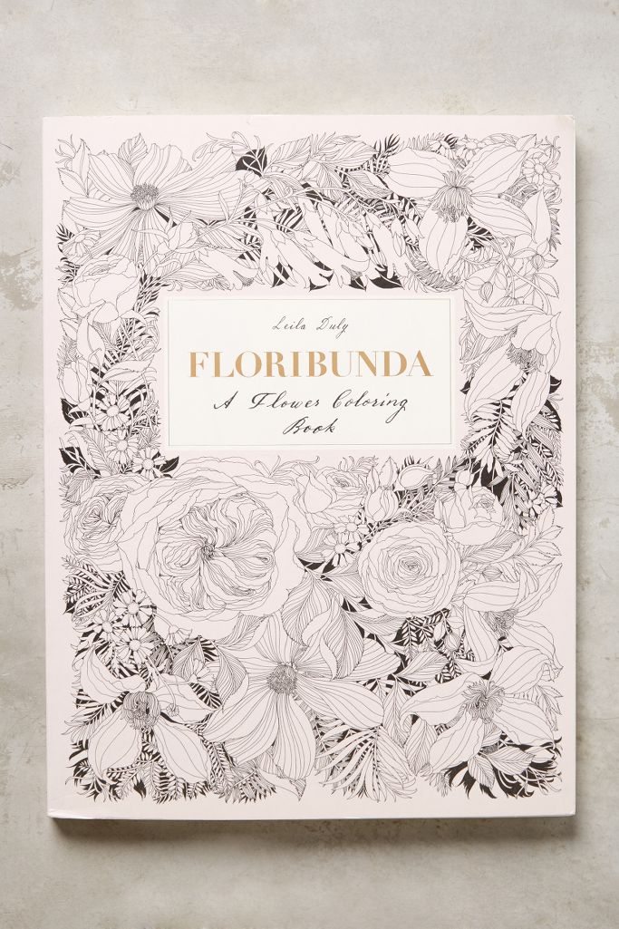 Floribunda Coloring Book Anthropologie