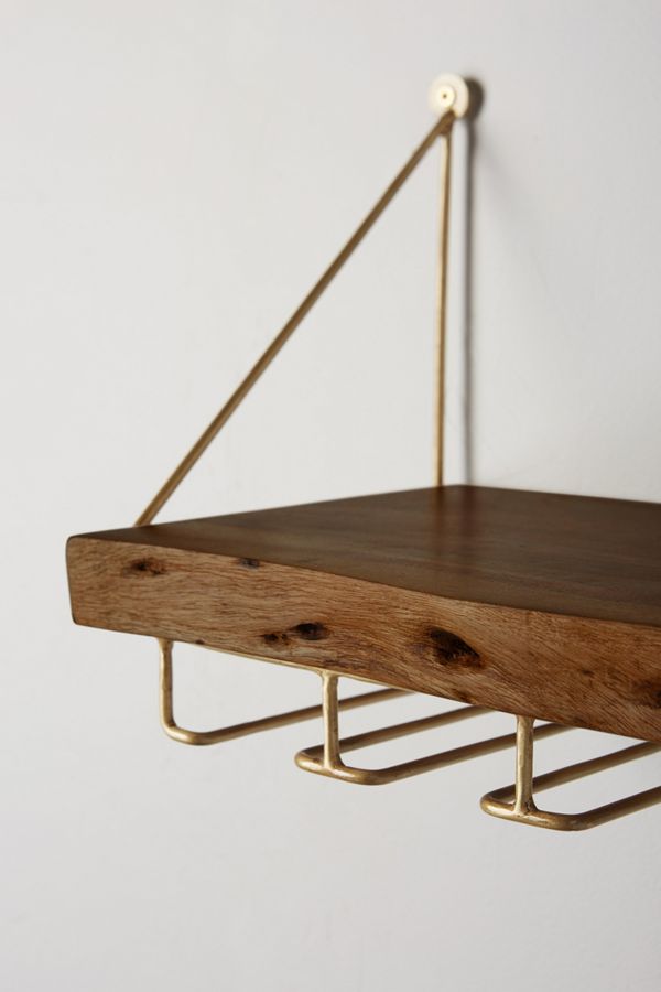 Live Edge Bar Shelf Anthropologie