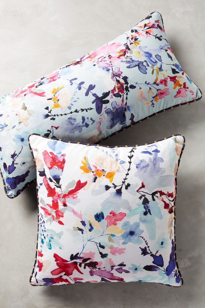 Wildflower Study Pillow Anthropologie