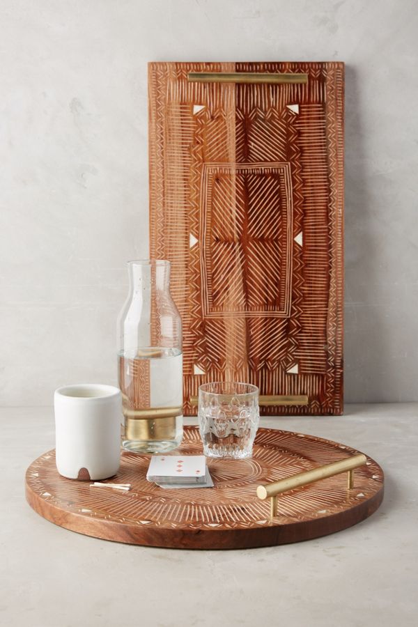 Brass Inscription Tray | Anthropologie