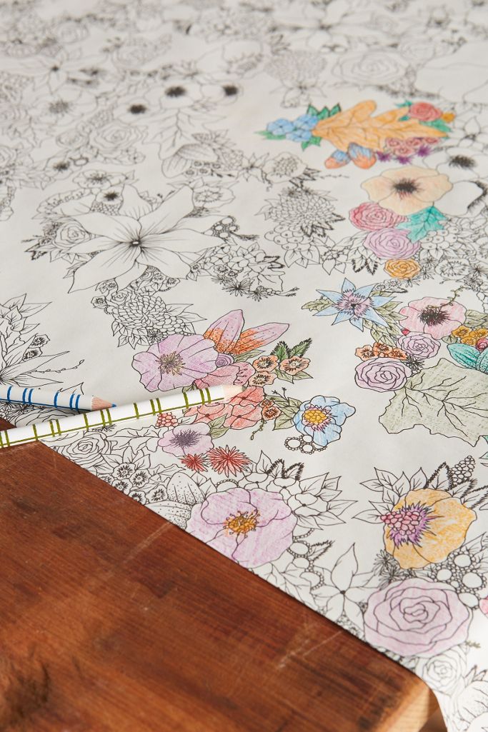 Coloring Paper Table Runner | Anthropologie