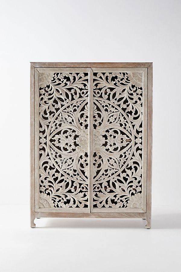 Slide View: 3: Handcarved Lombok Armoire