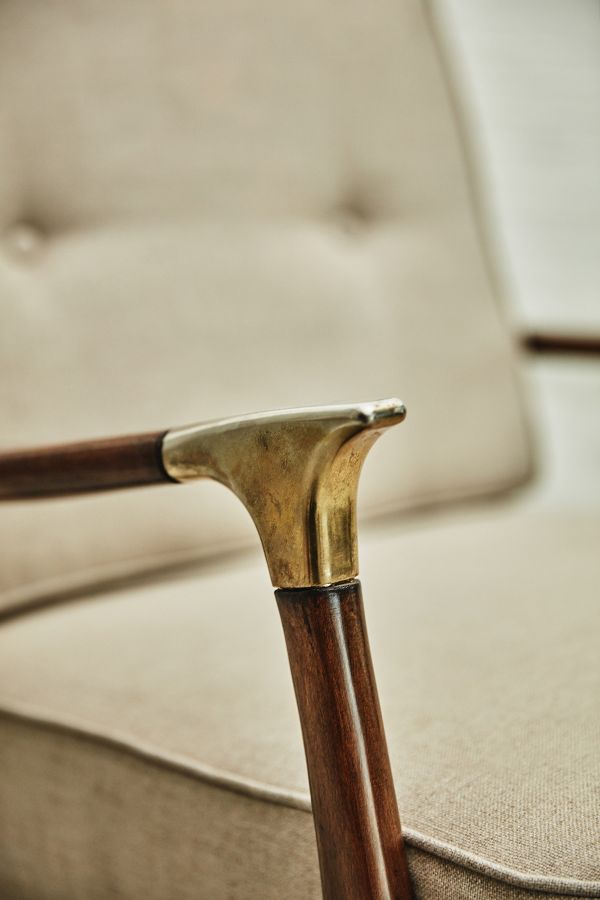 Slide View: 8: Linen Haverhill Chair