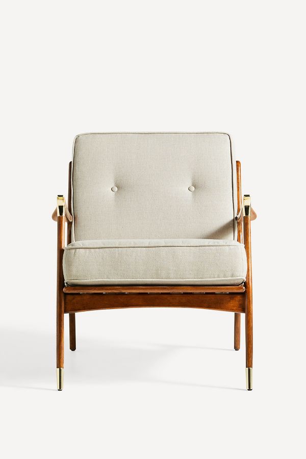 Slide View: 2: Linen Haverhill Chair