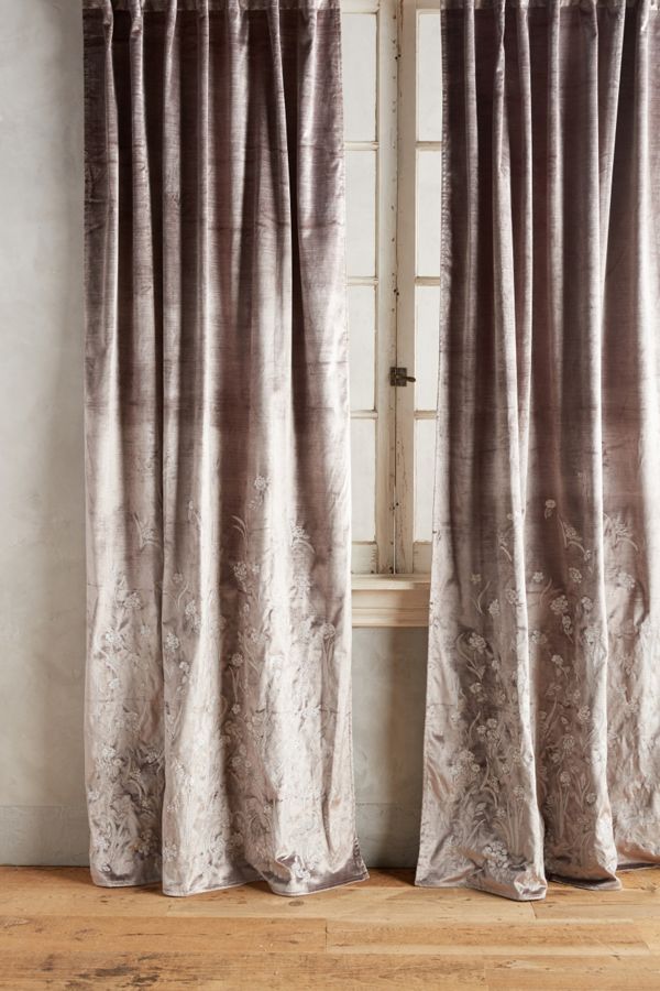 Floral Field Curtain Anthropologie