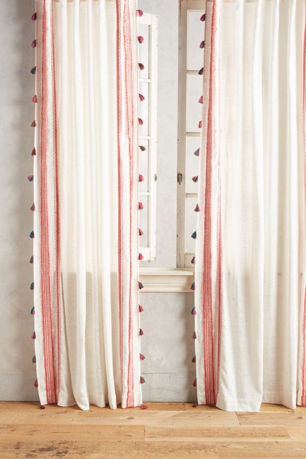 Fete Tassel Curtain Anthropologie Uk