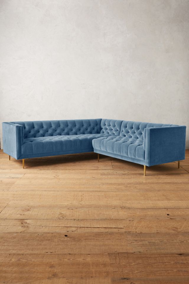 Velvet Mina Right Sectional Anthropologie