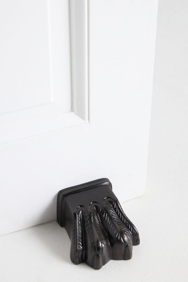 Slide View: 1: Antiqued Claw Doorstop