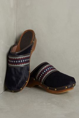 pony hair clogs