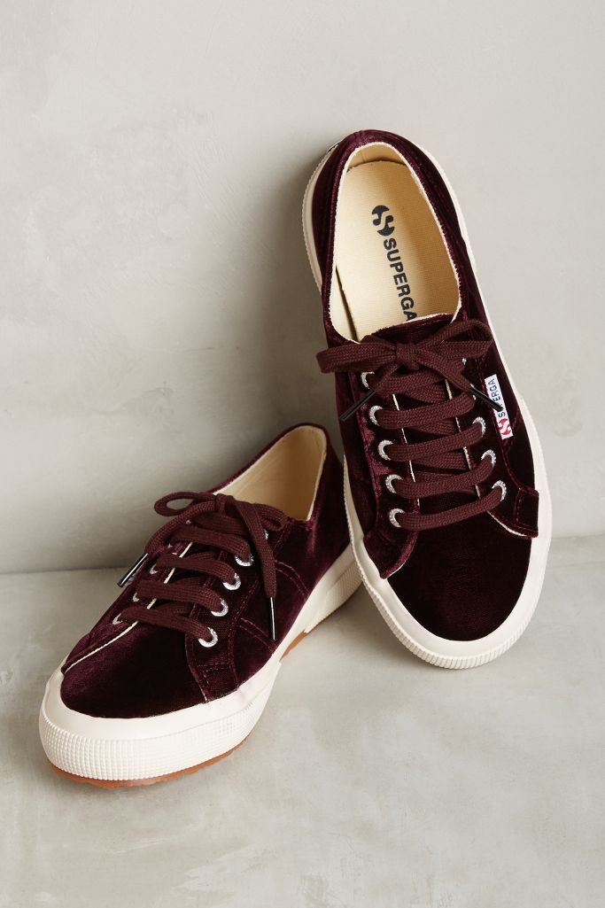 Superga Velvet Sneakers Anthropologie 0363