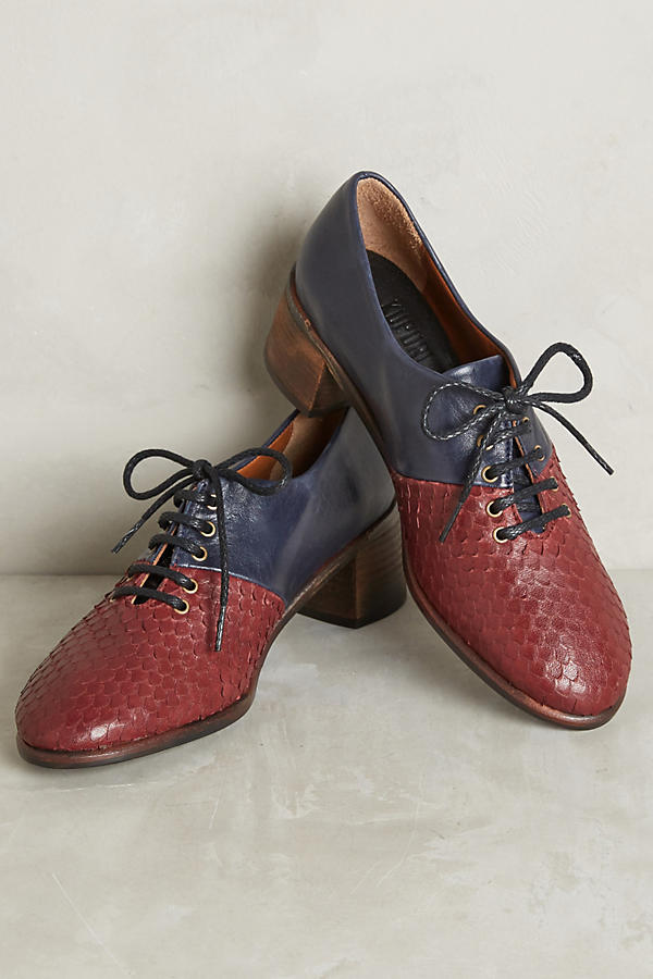 Kupuri Edith Lace-Up Oxfords | Anthropologie