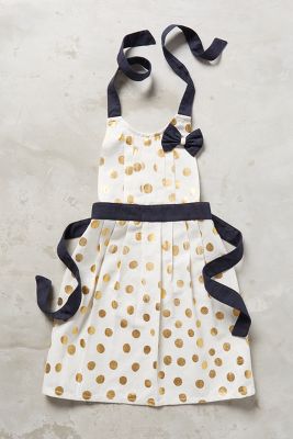 polka dot apron