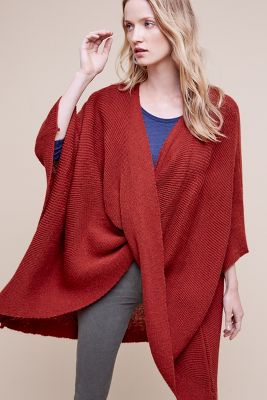 Isabel Oversized Poncho | Anthropologie