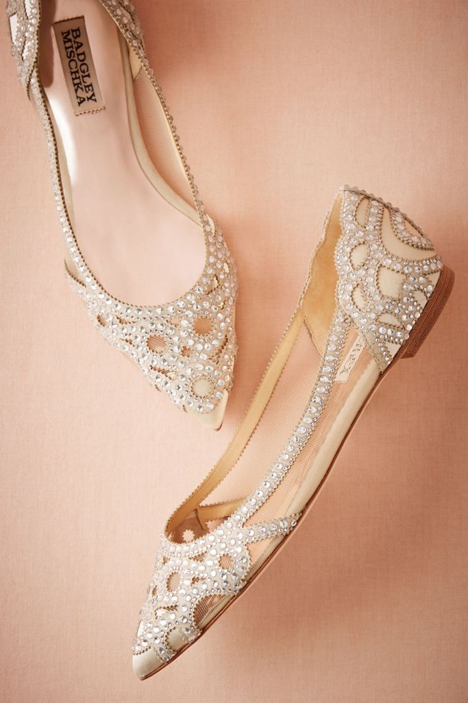 badgley mischka gigi flats