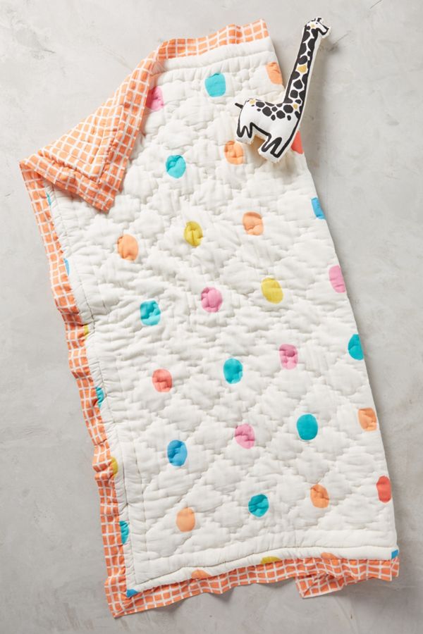 Dotingly Dotted Toddler Quilt & Playmat Anthropologie